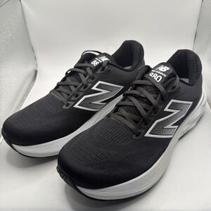 New Balance Fresh Foam X 880v15  BLACK/WHITE  Men's Running Shoes Size 9D. New